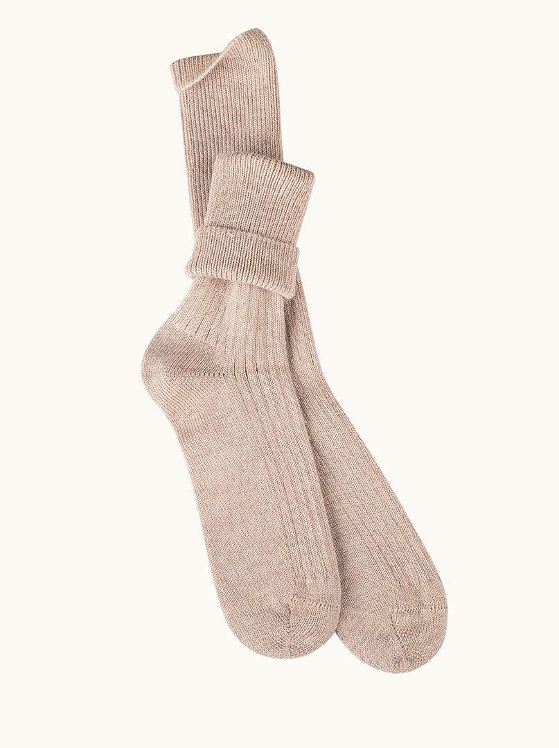 Women's merino wool socks – warm, non-binding, ribbed image 2