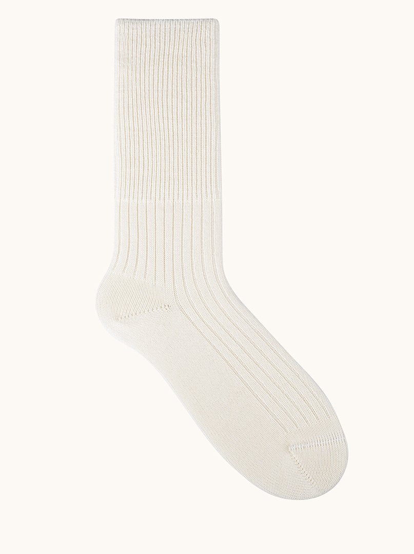 Women's merino wool socks – warm, non-binding, ribbed image 1