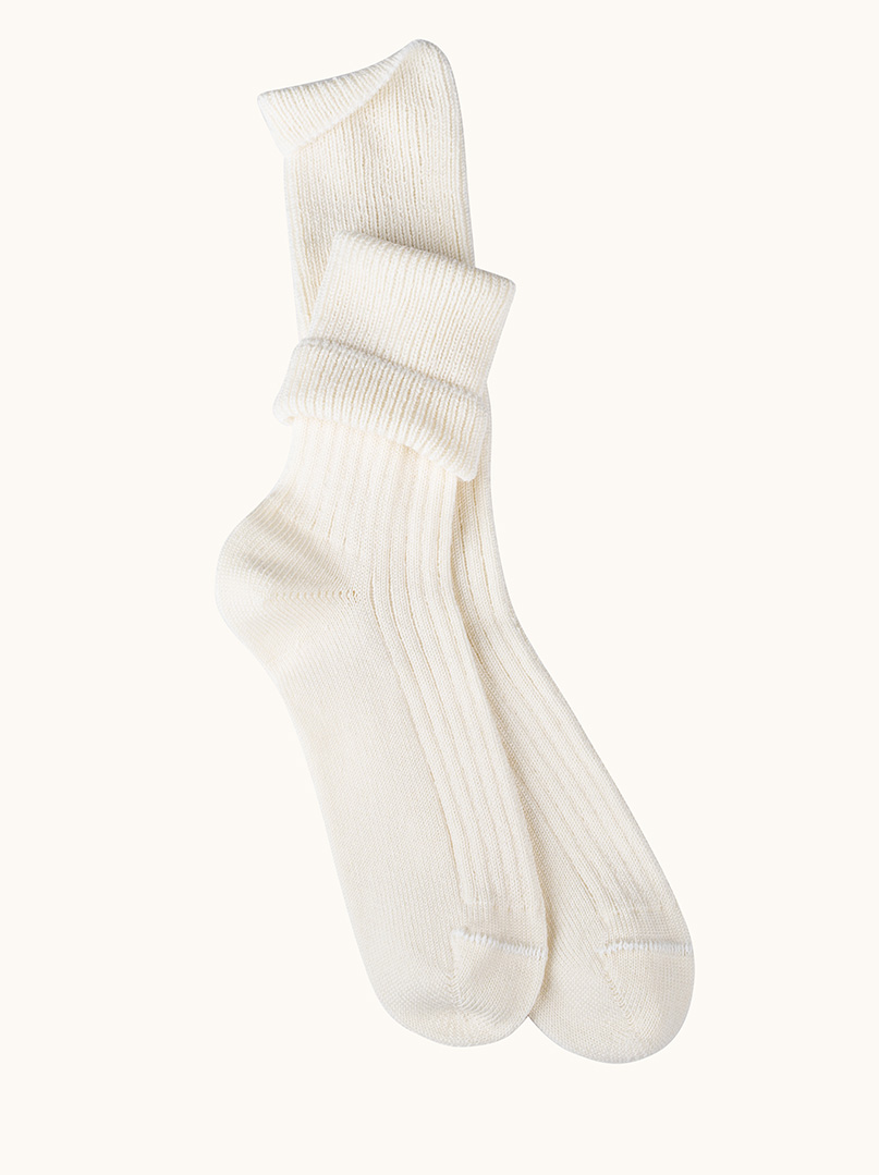 Women's merino wool socks – warm, non-binding, ribbed image 2