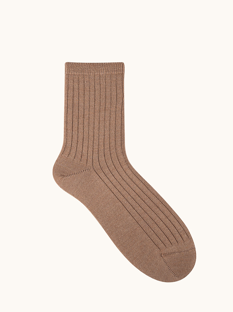 Women's merino wool socks – warm, ribbed image 1