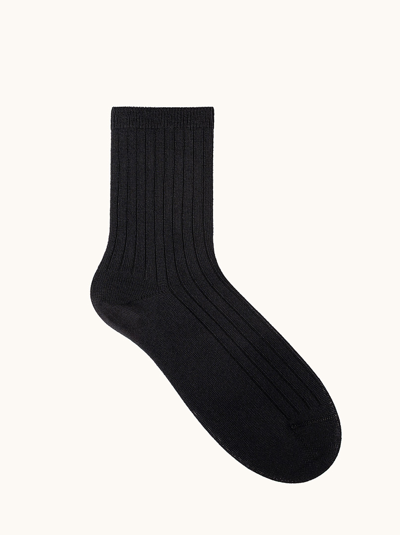 Women's merino wool socks – warm, ribbed image 1