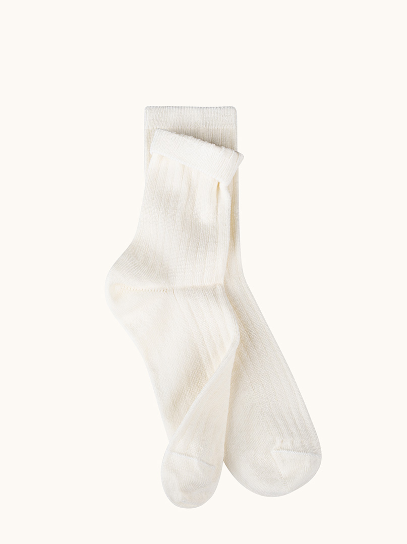 Women's merino wool socks – warm, ribbed image 2
