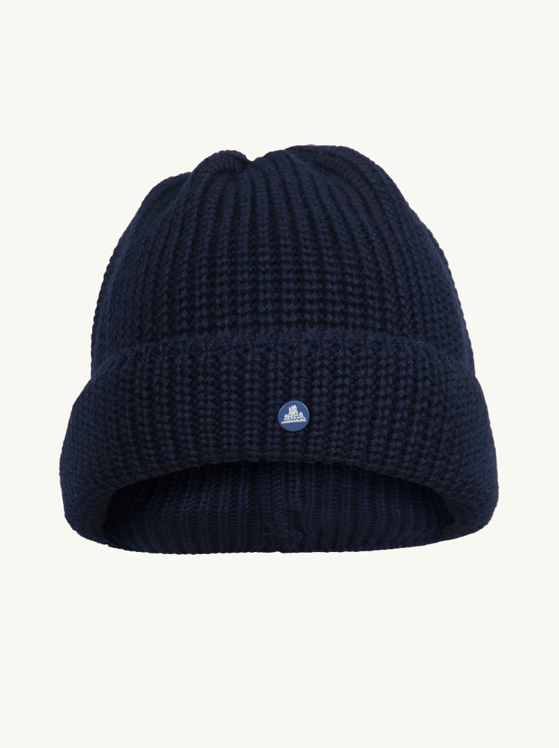 Warm navy blue docker cap  Hammburg image 1