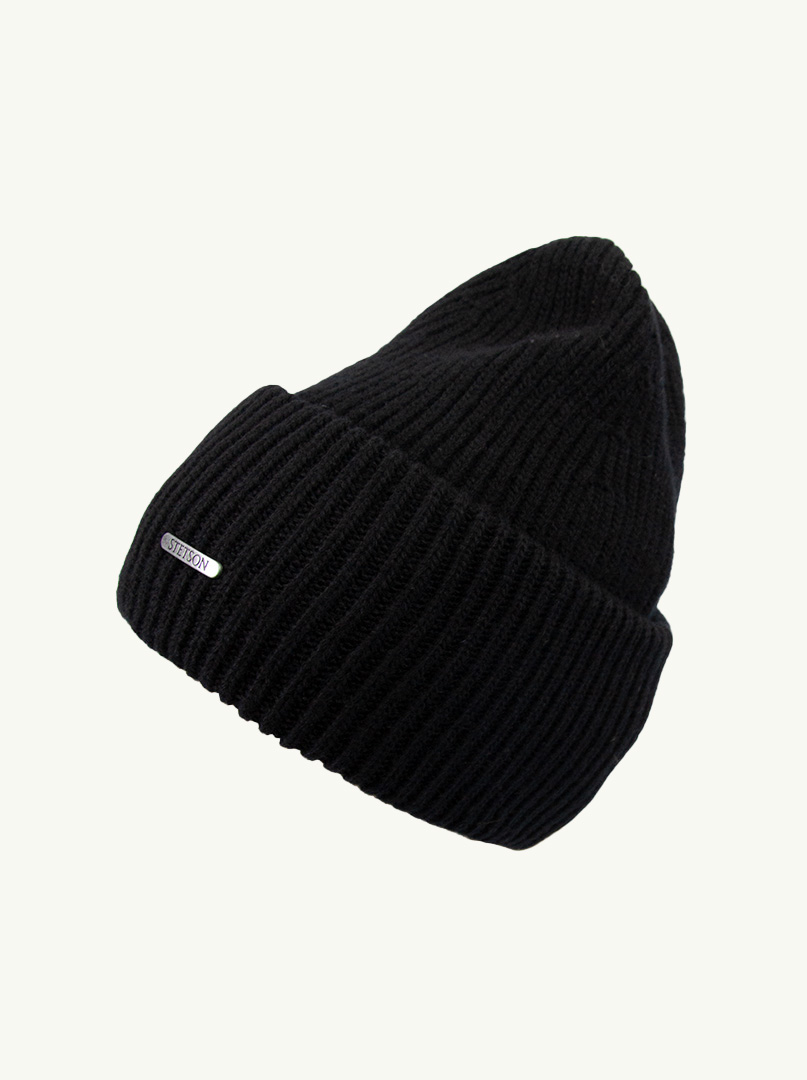 Warm black wool Stetson hat image 2