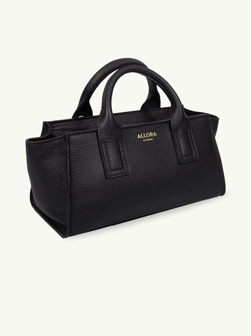 Leather TOTE bag black PREMIUM image 2