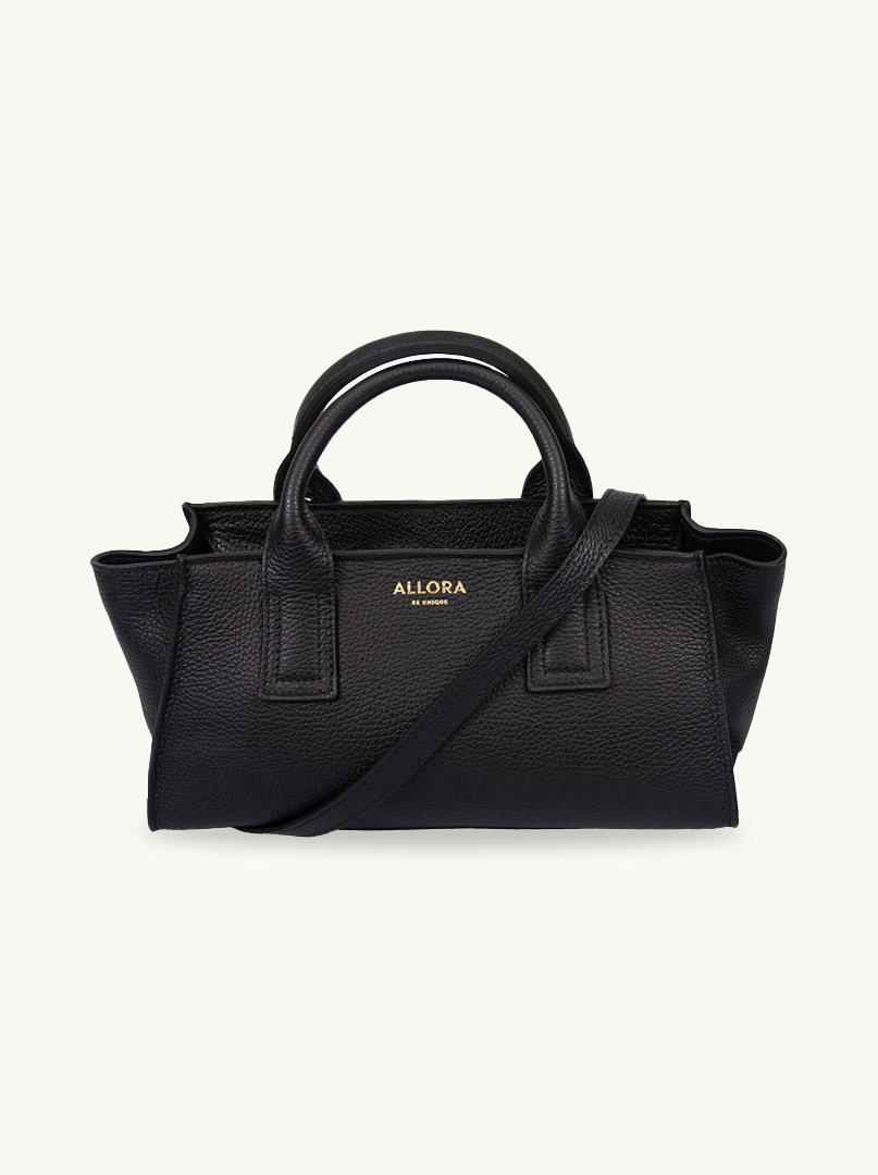 Leather TOTE bag black PREMIUM image 1