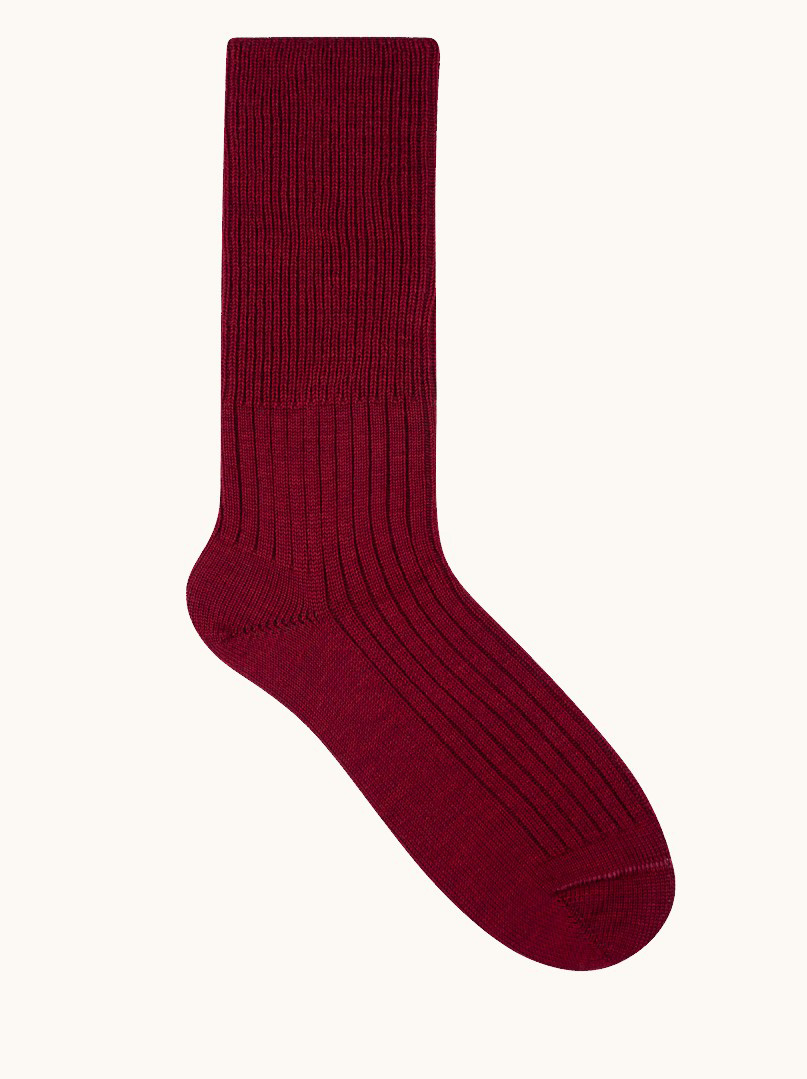 Women's merino wool socks – warm, non-binding, ribbed image 1