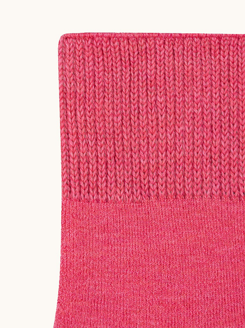 Women's thick merino wool socks pink - ACTIVE MERINO WOOL- warm image 3