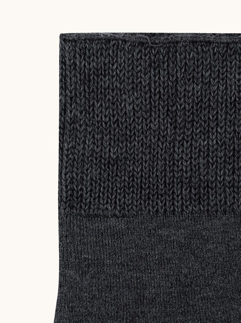 Women's thick merino wool socks graphite - ACTIVE MERINO WOOL- warm image 3