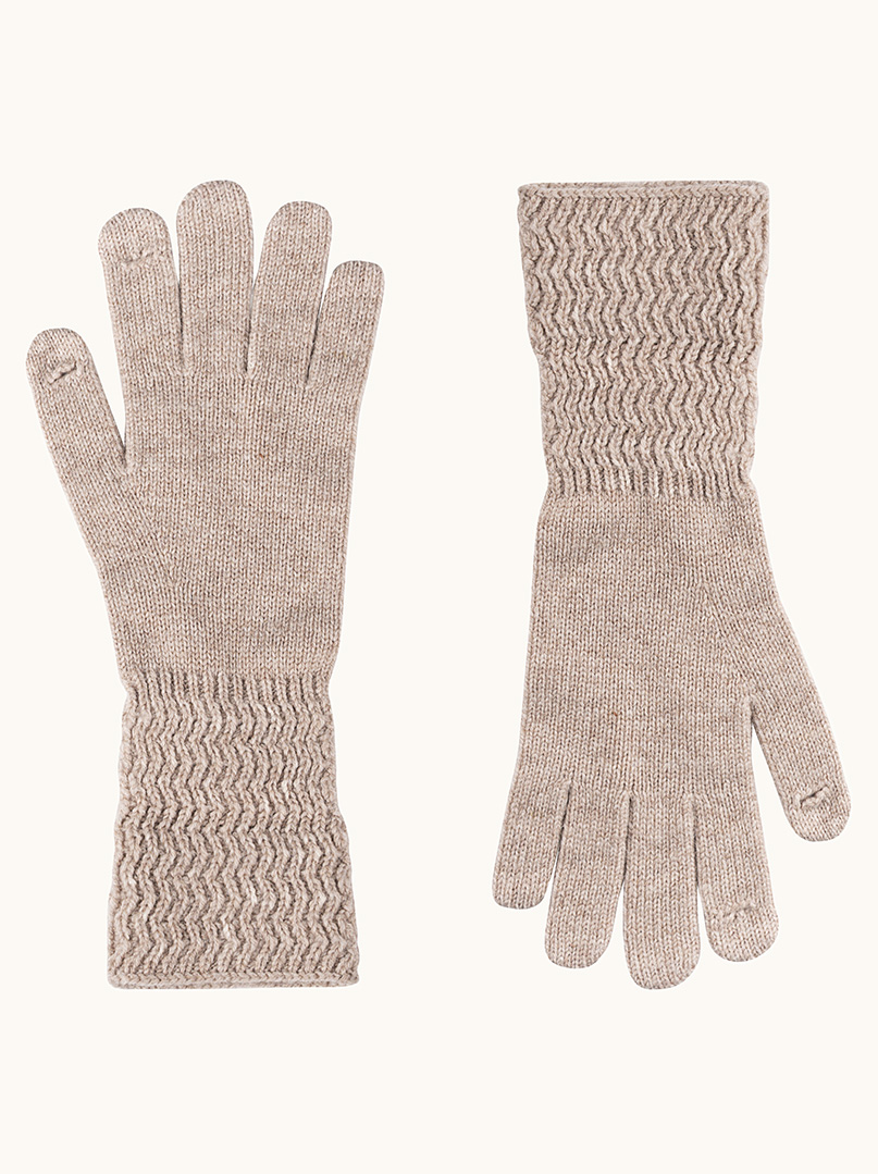 gloves-welen-warm-with-extended-mutton-beige image 1