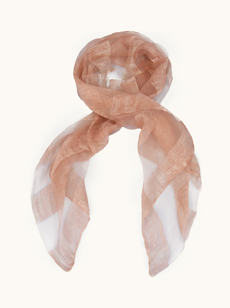 Evening shawl powder pink modal 85 cm x 200 cm PREMIUM image 3