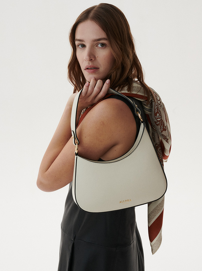 Allora women's shoulder bag in PREMIUM natural leather image 1