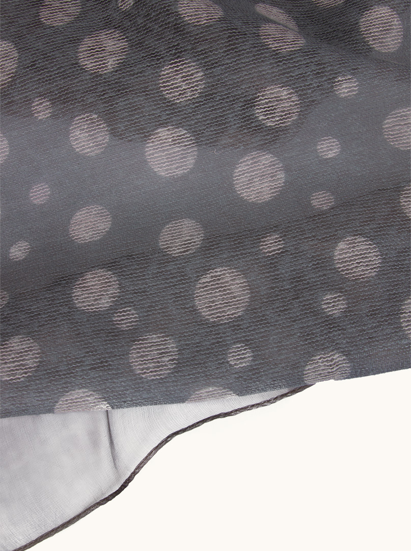 Grey evening shawl 75 cm x 190 cm PREMIUM image 4