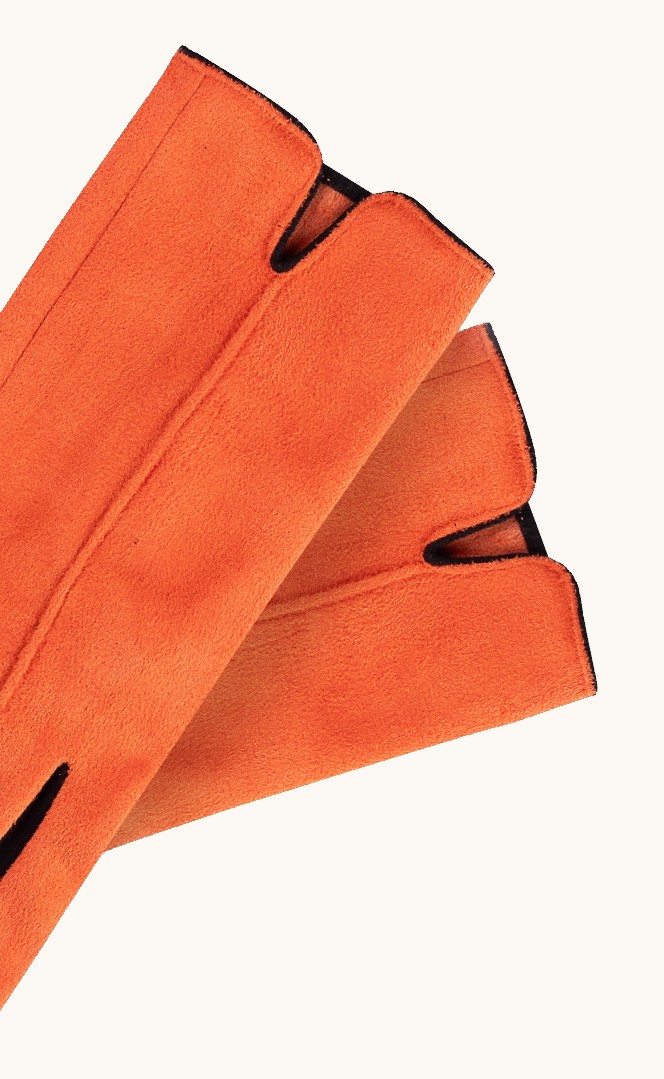 Wool gloves in black with insulator image 3