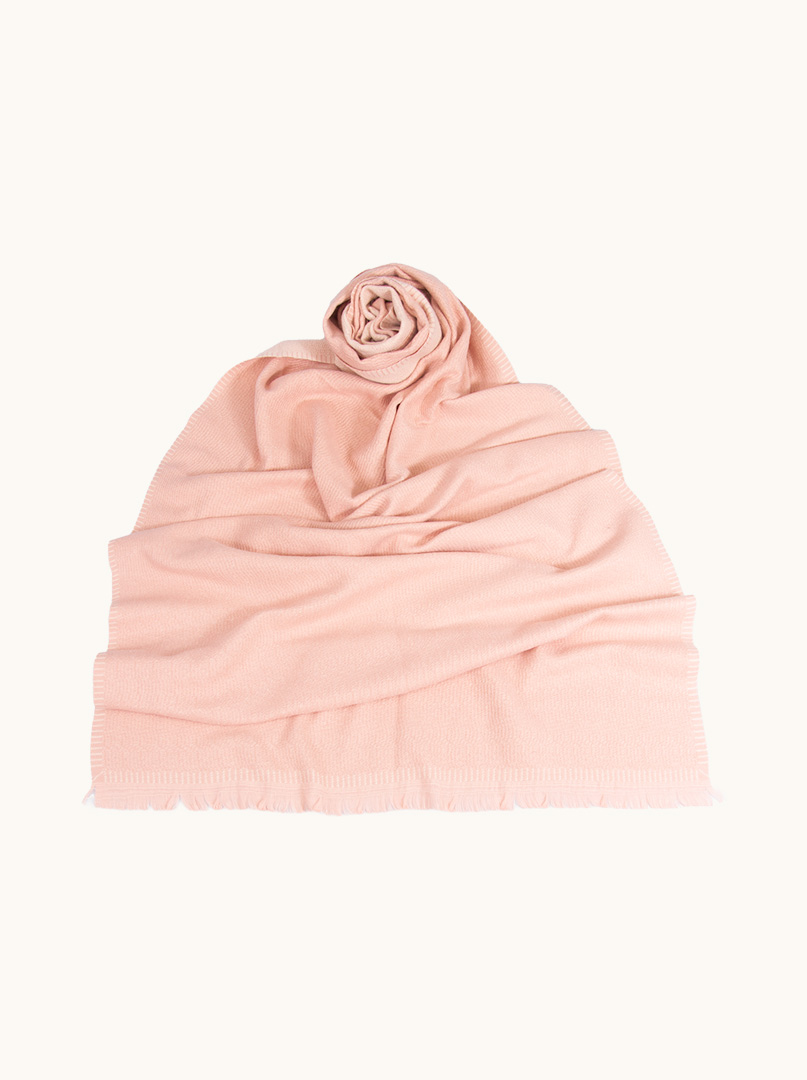 Softly textured scarf in pink 65 cm x 190 cm image 1