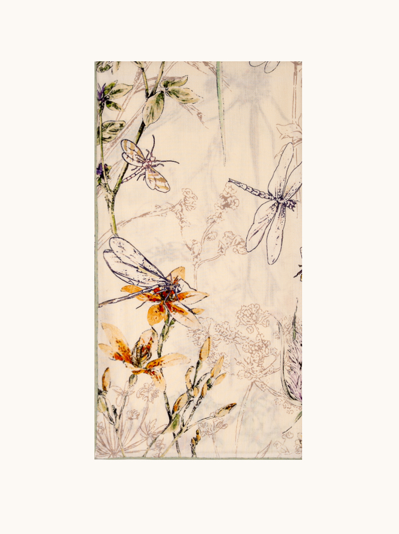 large-silk-scarf-double-sided-artistic-design-with-weights-and-flowers-50cm-x-170-cm-s05sz171 image 2