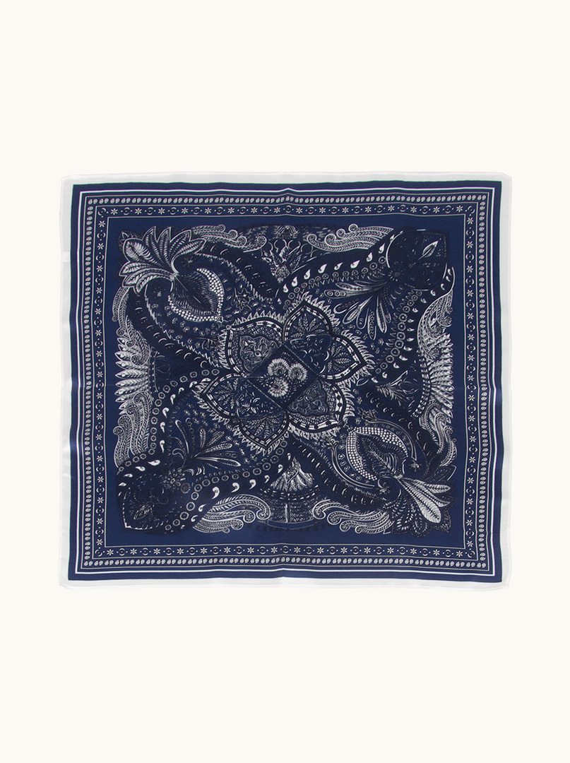 Hypnotic Depth silk gavroche 53 cm x 53 cm image 2
