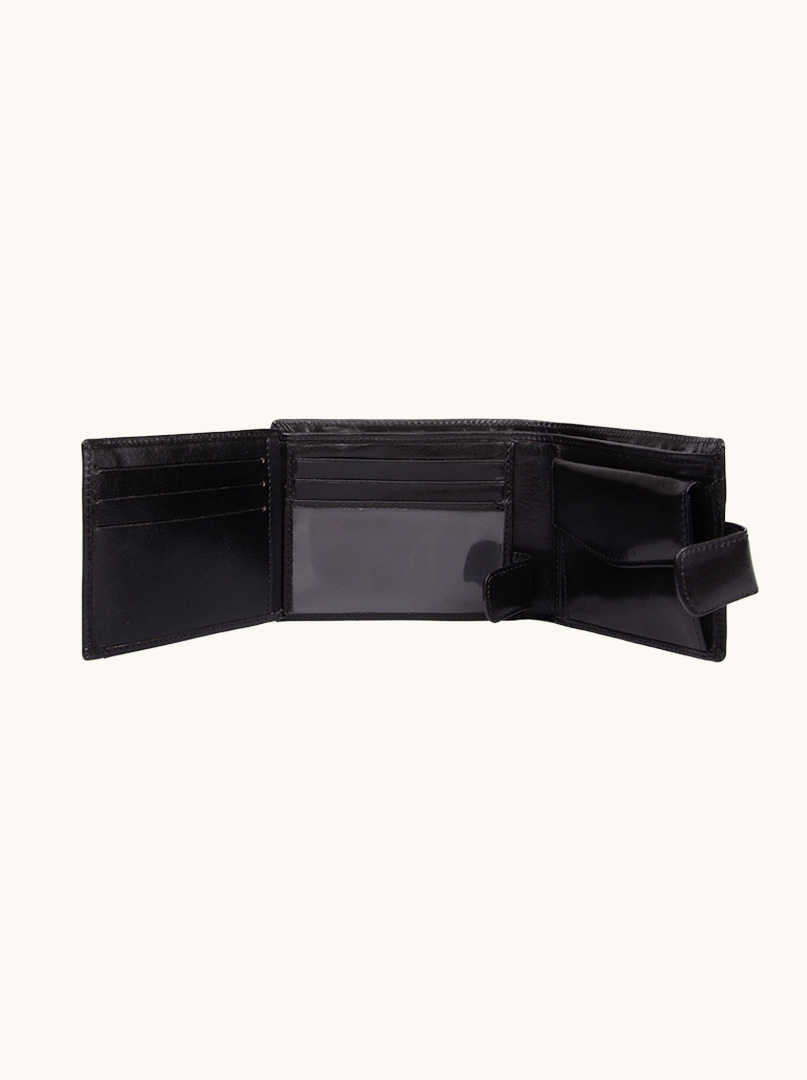 Men's Allora black cowhide leather wallet - Allora image 2