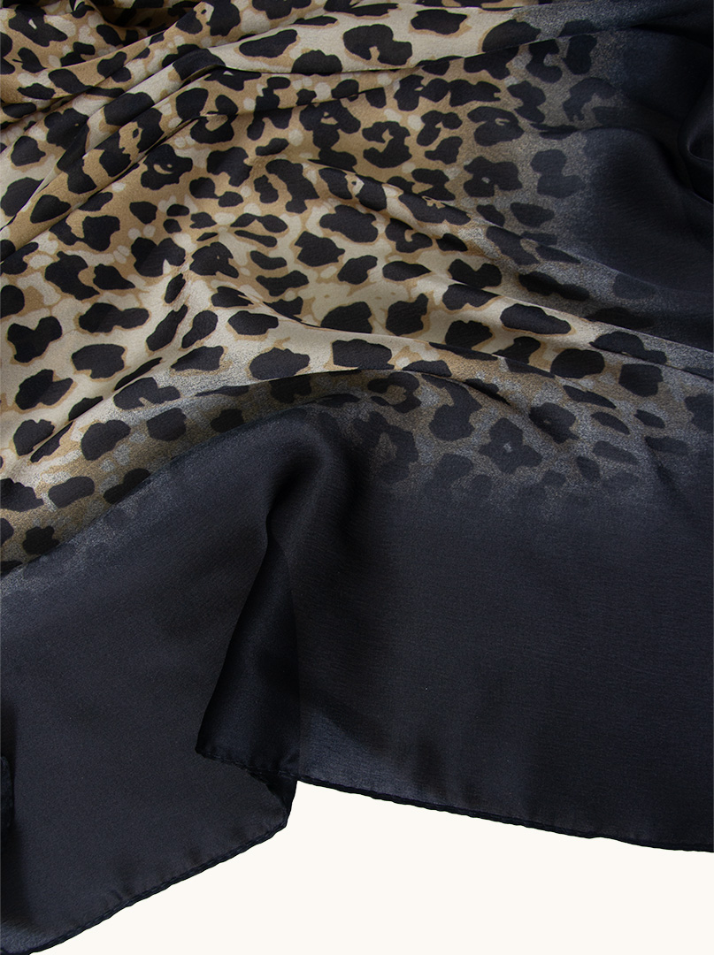 Ombre animal print scarf 90cm x 180cm image 3