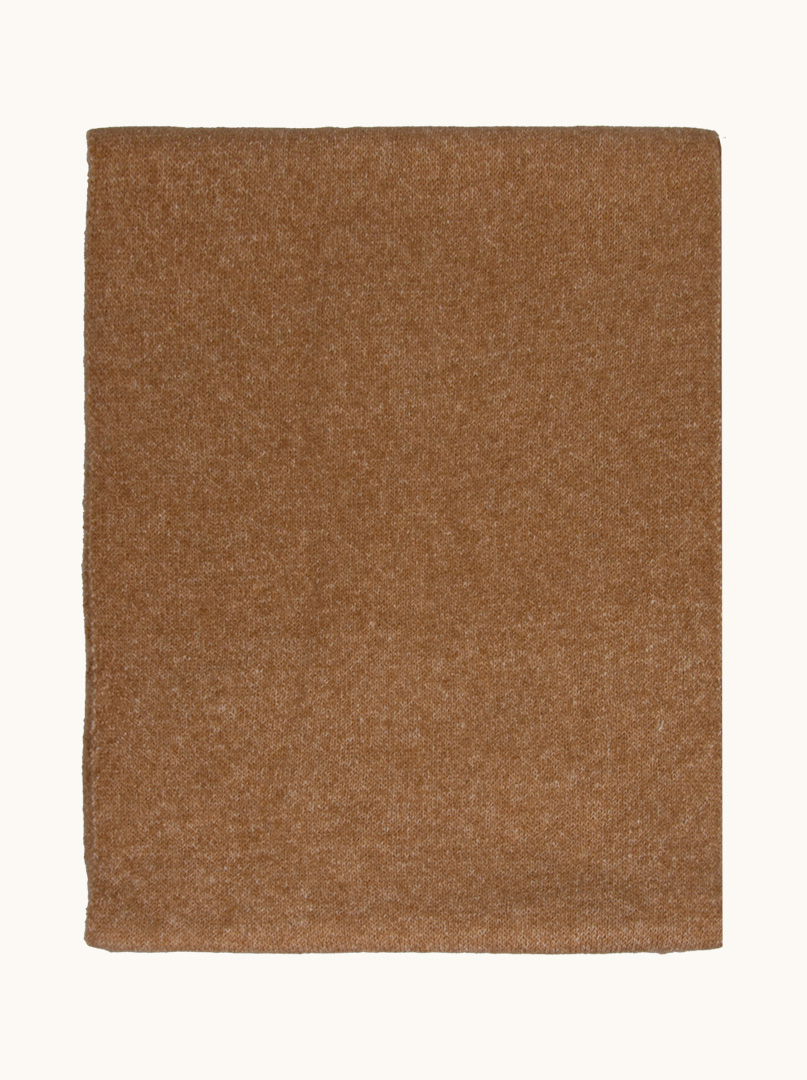 Scarf in caramel shade 32 cm x 190 cm image 3