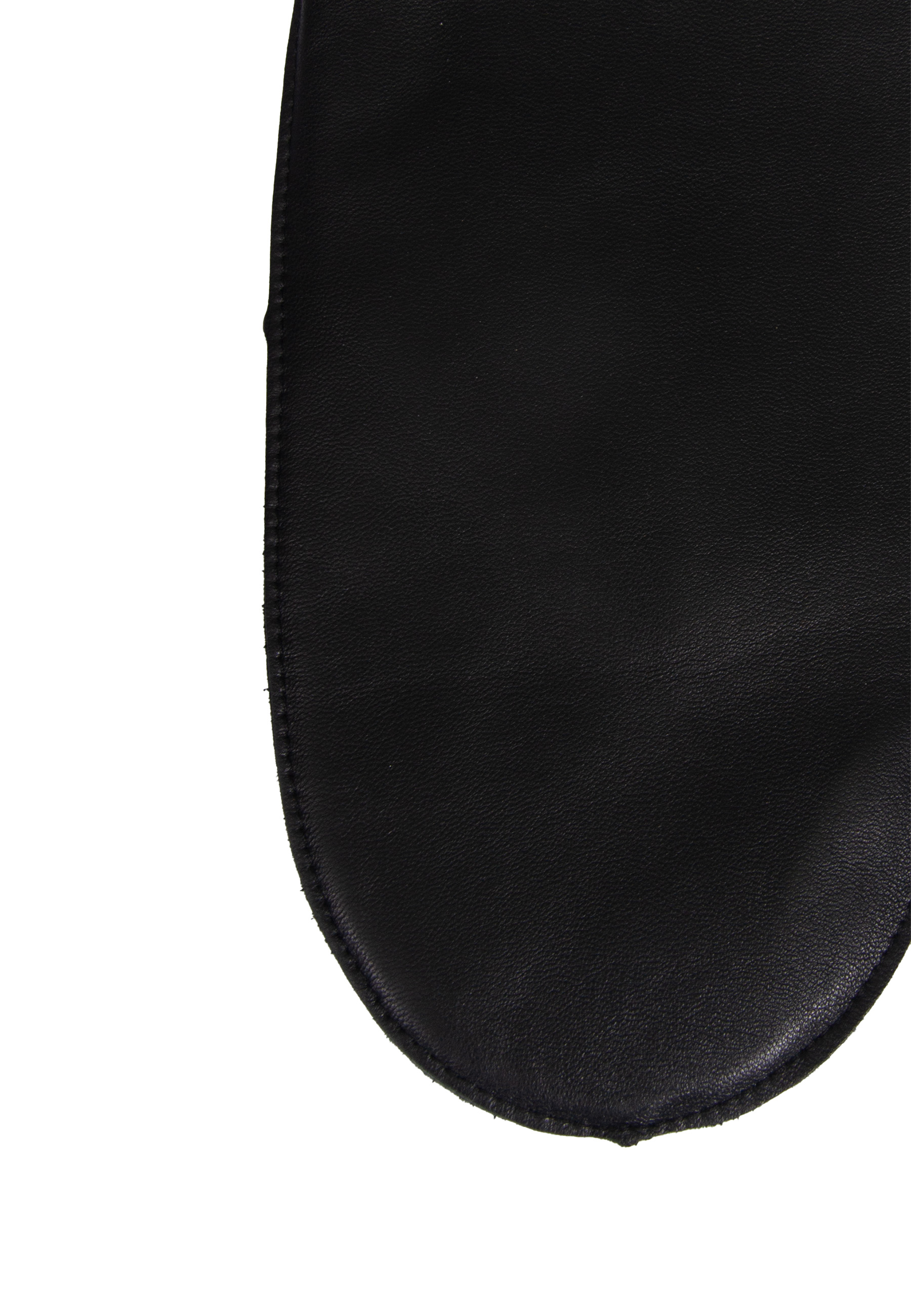 Black leather gloves with one finger image 2
