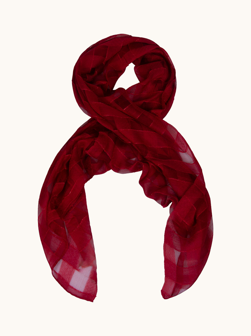 Evening shawl red 75 cm x 190 cm PREMIUM image 2