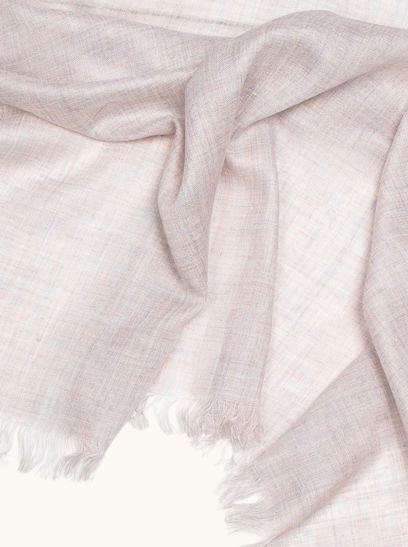  Lightweight bamboo shawl with viscose grey 85cm x 198cm image 3