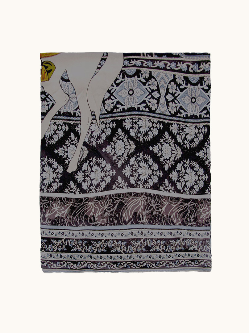 Silk scarf XXL image 1