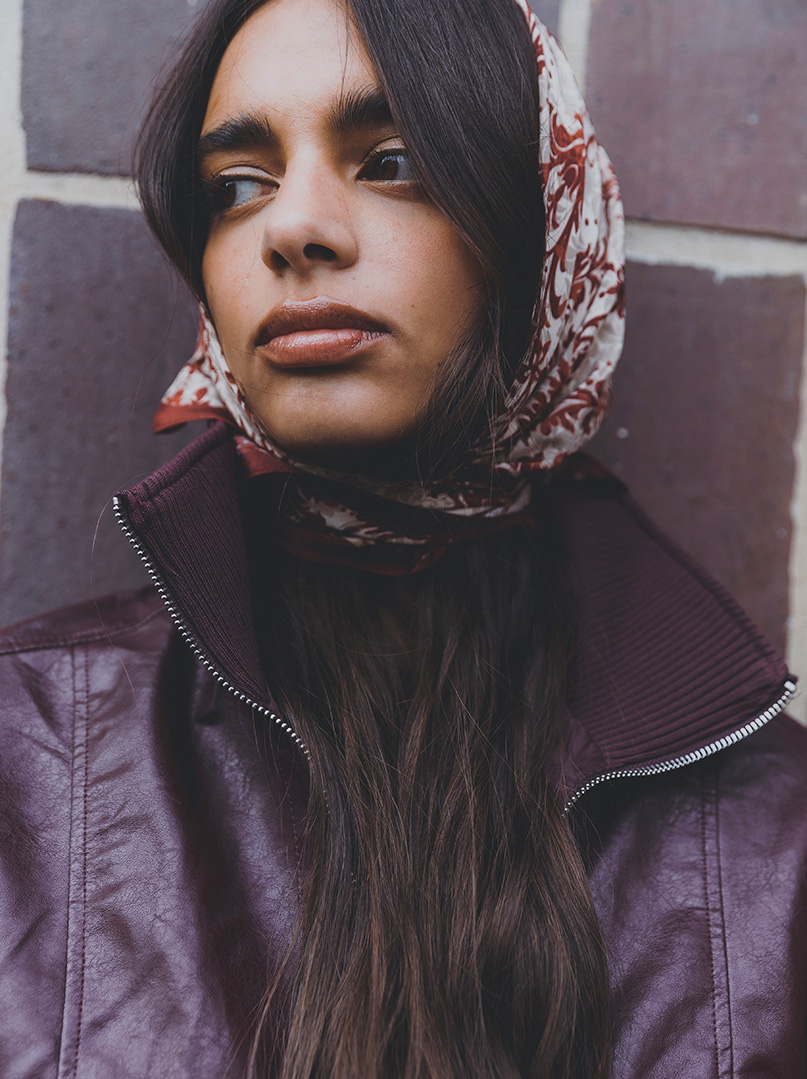 AMARENA silk scarf, 70x70 cm, PREMIUM  image 2