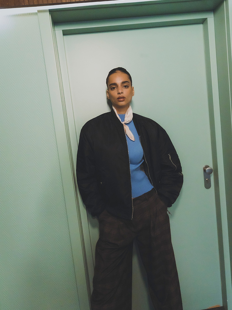 Small silk scarf SILVA 53x53 cm PREMIUM image 1