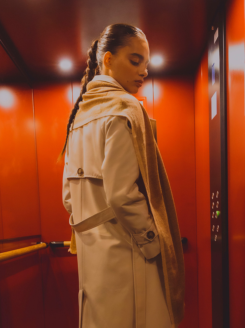 AVENA wool scarf 100% PREMIUM wool image 1