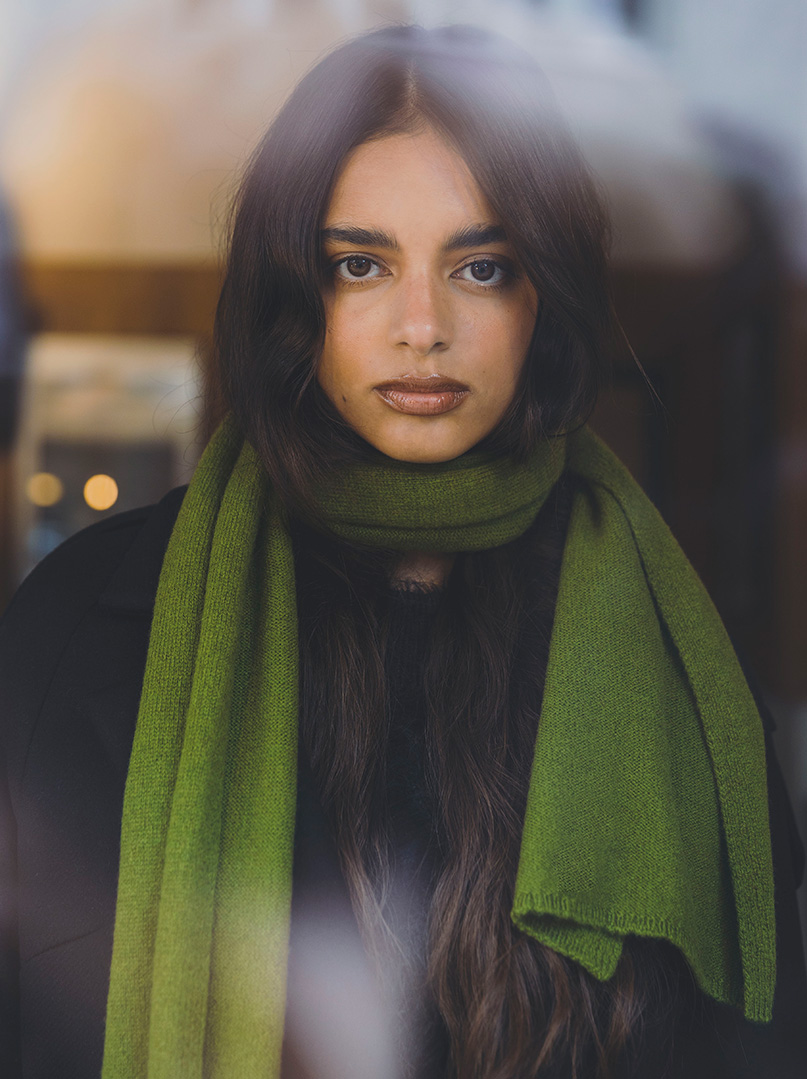 AVENA wool scarf 100% PREMIUM wool image 2