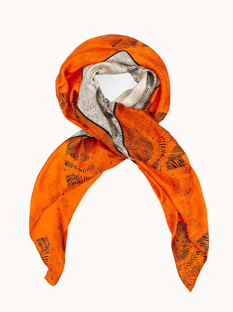 Silk scarf XXL image 1