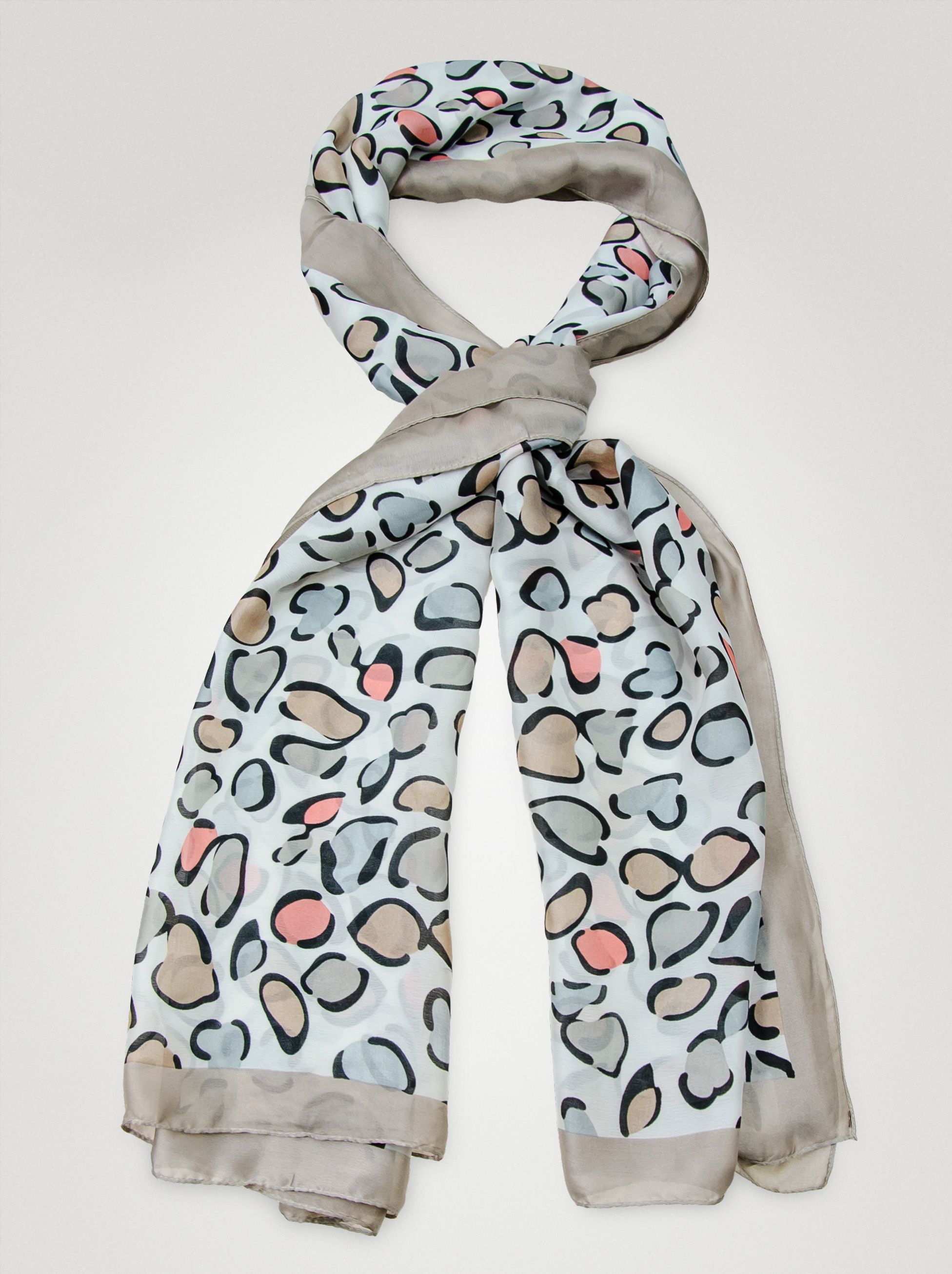 Scarf with animal pattern - Allora image 1