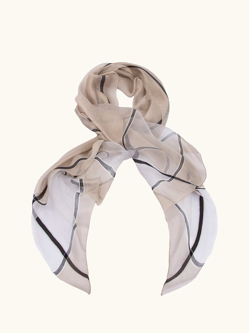 Scarf with silk image 1