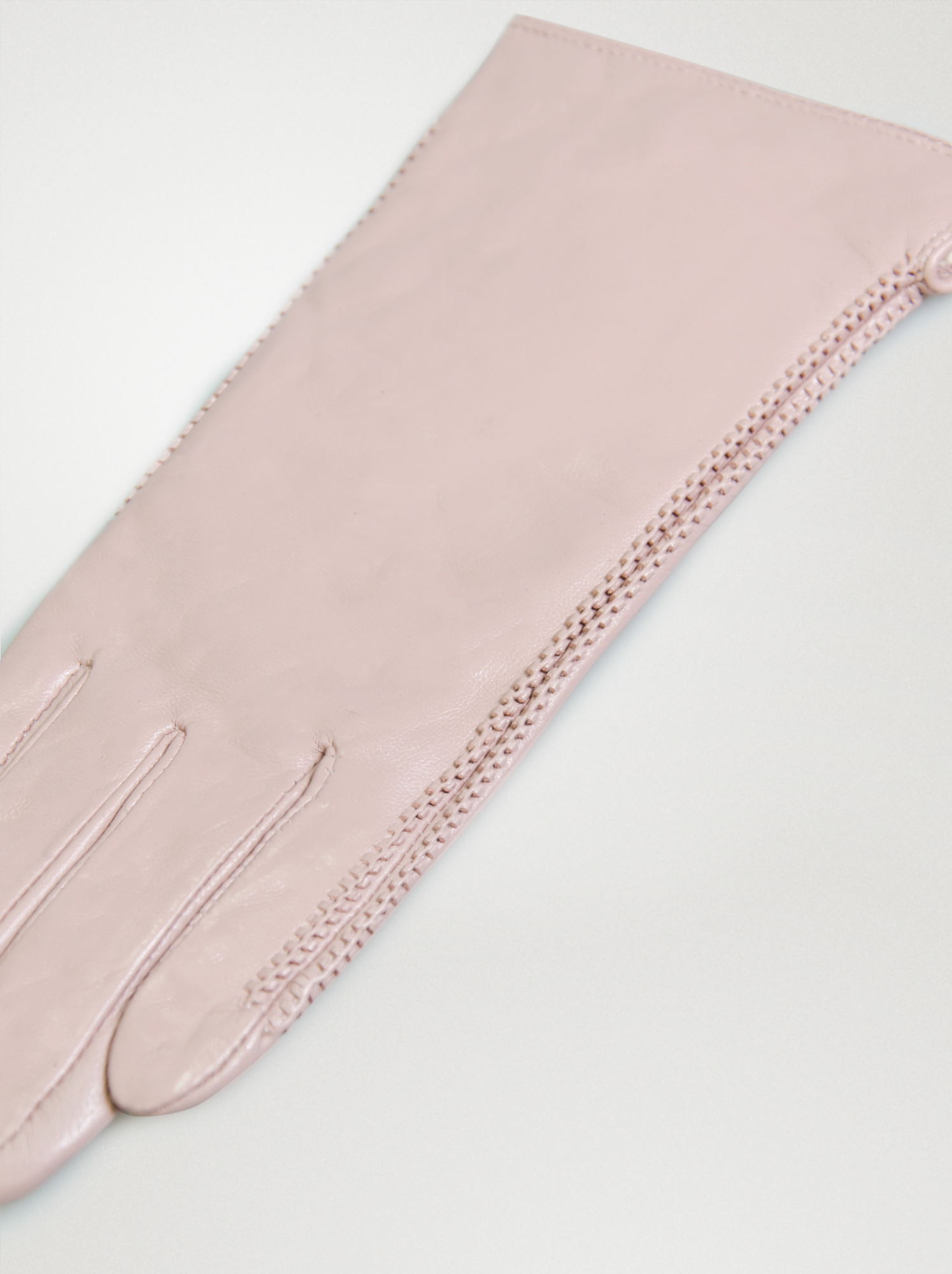 Pink leather gloves - Allora image 3