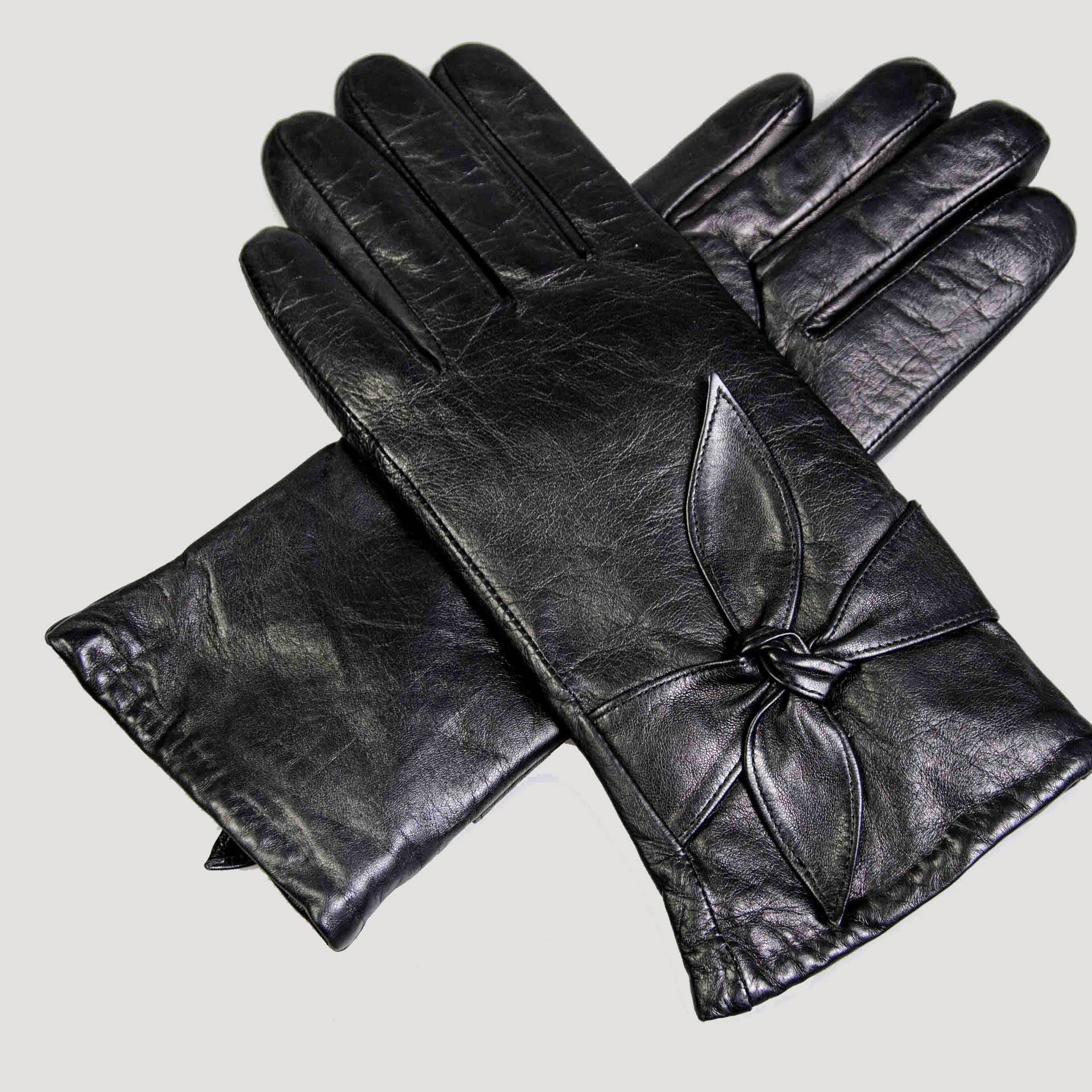 Leather gloves L image 1
