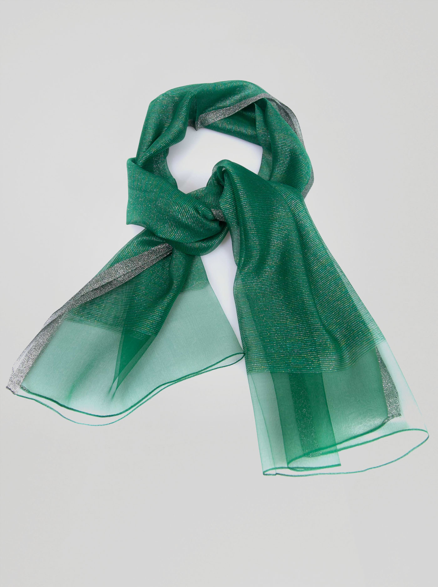 Scarf with wool and silk image 1
