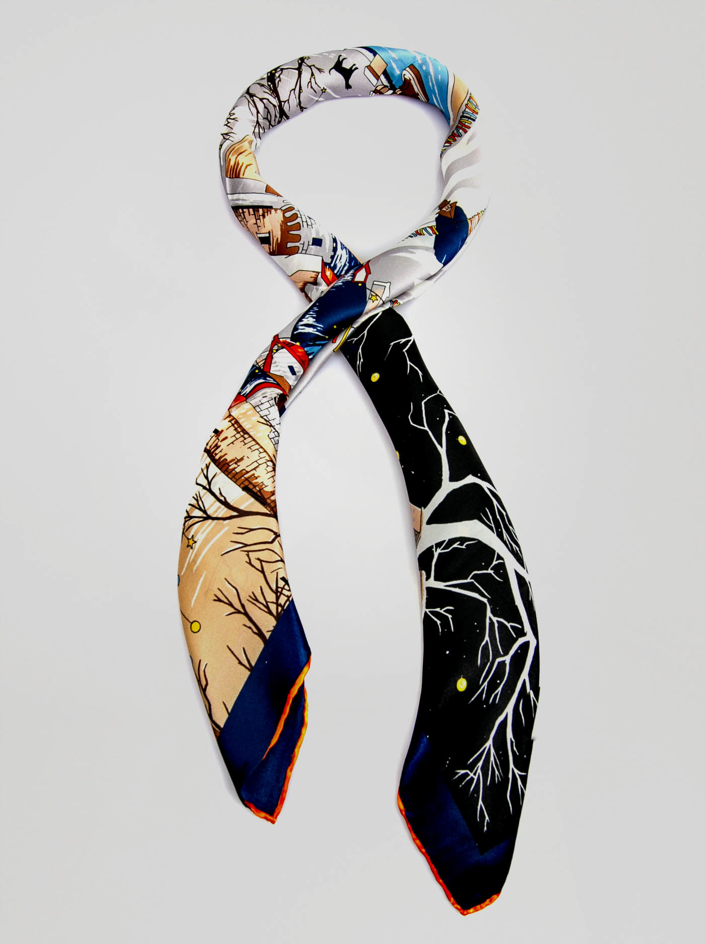Silk scarf XXL image 1