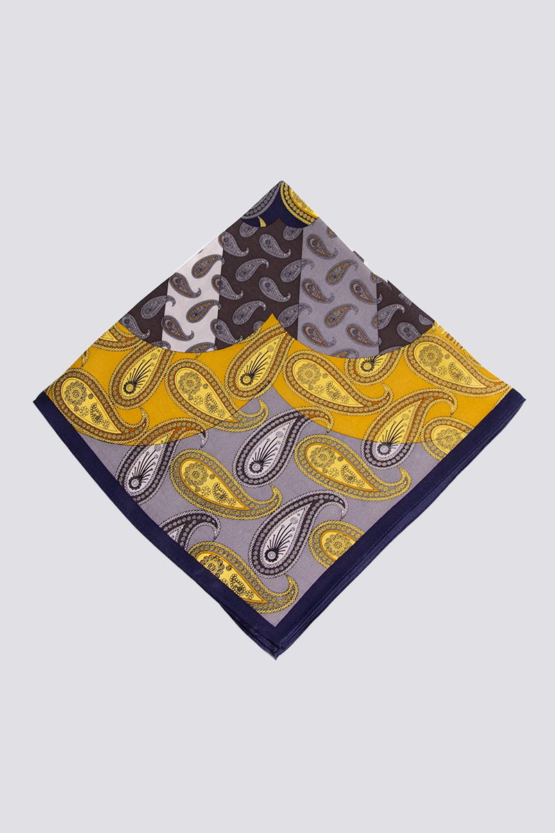 Silk scarf with pattern image 4