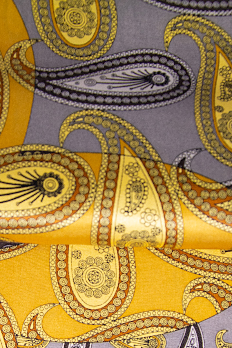 Silk scarf with pattern image 3