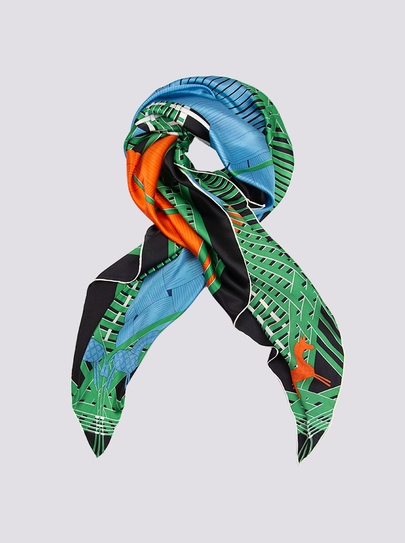 Silk scarf XXL image 2
