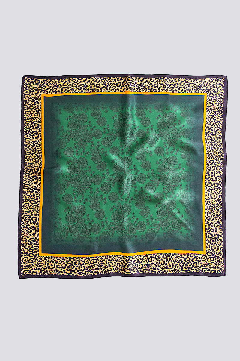Silk scarf with pattern image 4