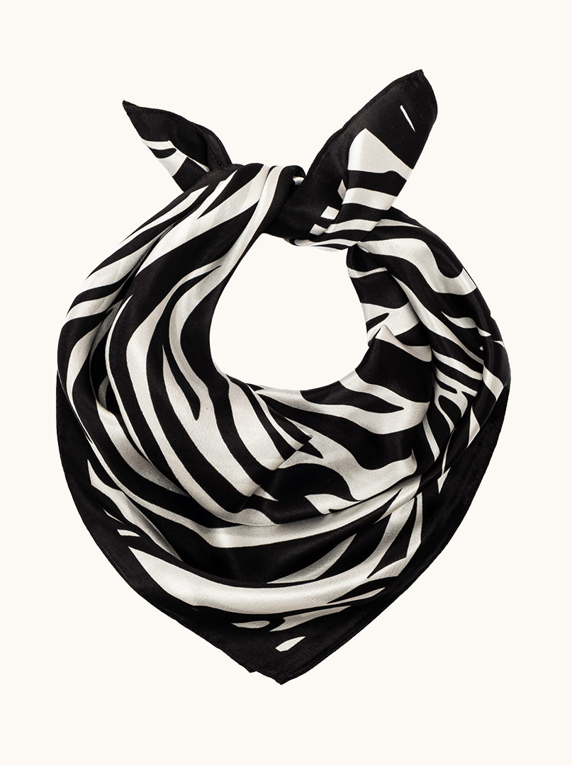 Small silk scarf SILVA 53x53 cm PREMIUM image 3