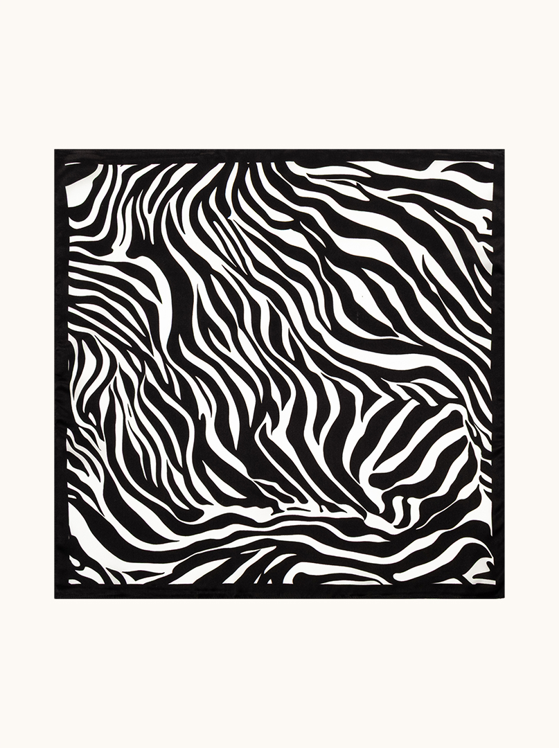 Small silk scarf SILVA 53x53 cm PREMIUM image 4