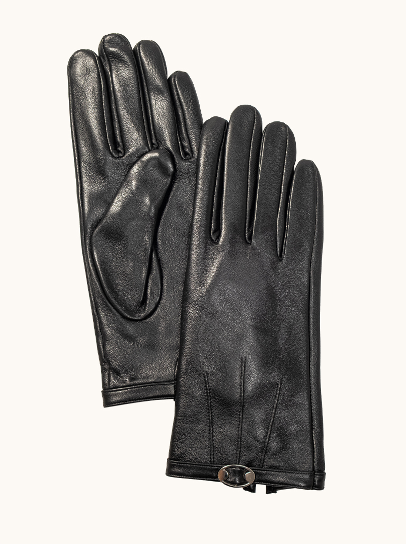 Classic leather gloves with wool lining L image 1