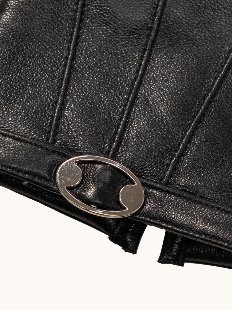 Classic leather gloves with wool lining L image 4