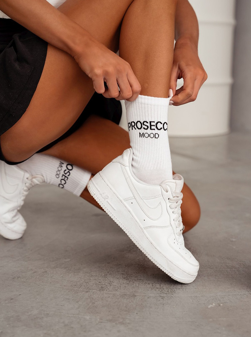 Women's cotton striped socks PROSECCO MOOD image 2