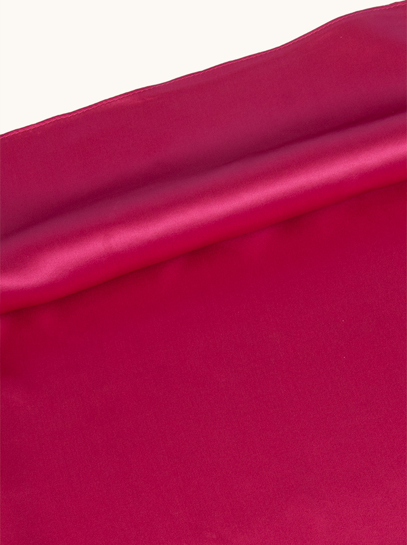 Raspberry silk gavroche 53 cm x 53 cm image 3