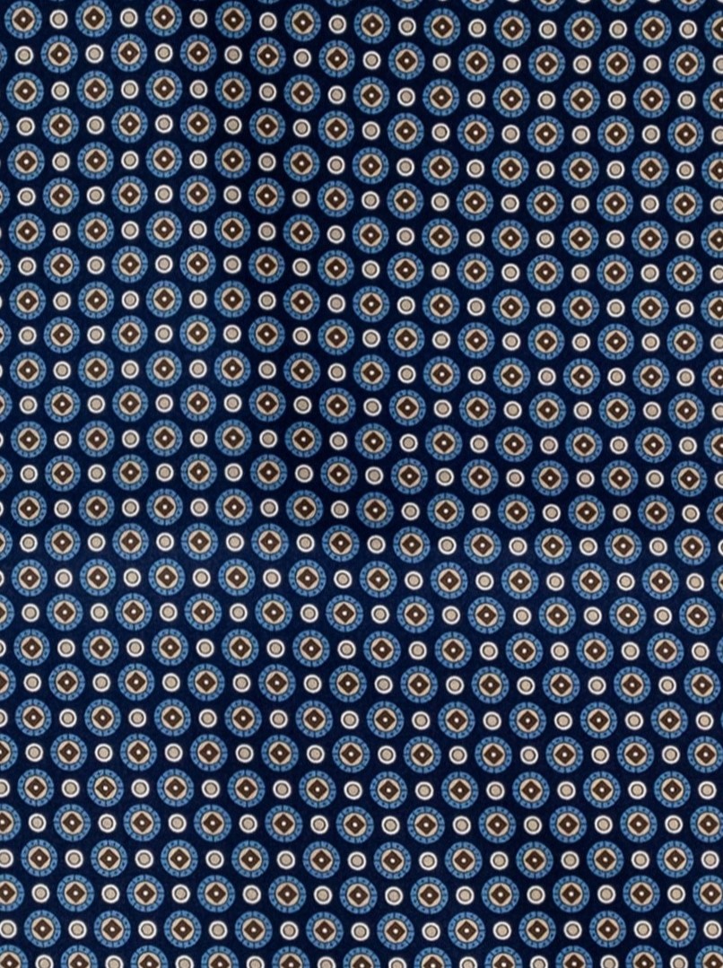 Exclusive men's scarf with geometric patterns, 25 cm x 160 cm image 2